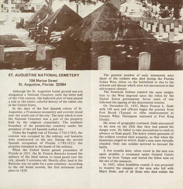 St. Augustine National Cemetery - Page 1