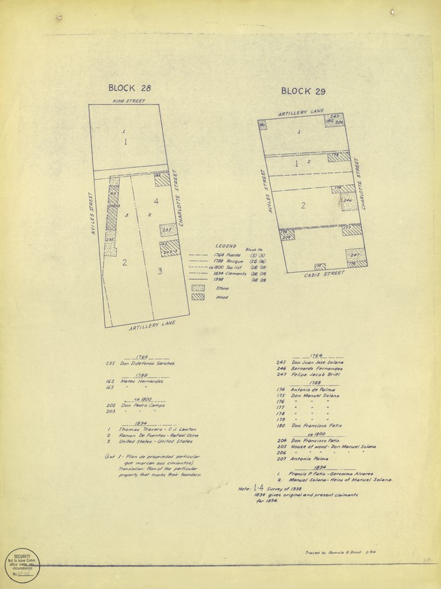 Block 28; Block 29