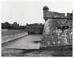 [1960] The western bastions of the Castillo de San Marcos, looking North, 1960