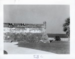 [1960] The southeast bastion of the Castillo de San Marcos, looking Northeast, ca. 1960