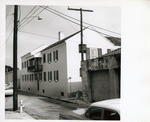 [Rear of Monson Motor Lodge from the corner of Charlotte Street and Treasury Street, looking Northeast]
