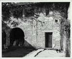 [Courtyard of Avero House during an archaeological excavation, looking West]