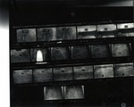 [Negatives showing the features and profile views of the excavation at the De Mesa Sanchez House]