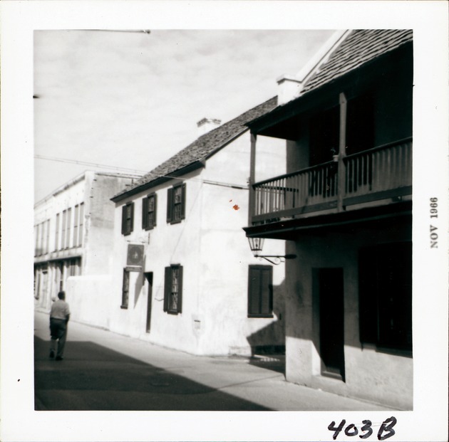 [Oliveros House from St. George Street, looking Northeast] - 