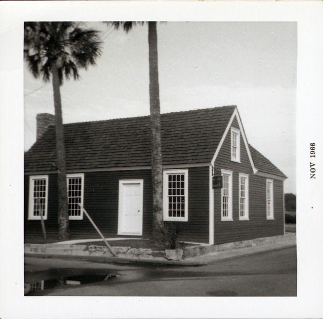 [Sims House from the corner of Cuna Street and Charlotte Street, looking Northwest, 1966] - 