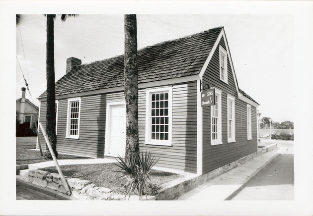[Sims House from the corner of Cuna Street and Charlotte Street, looking Northwest] - 