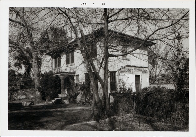 [G. Bathe House from back yard of De Mesa Sanchez House, 1973] - 
