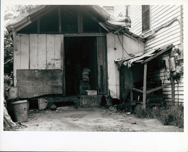 Rear of Weinsteins Grocery, St. George St. & Hypolita St. - 