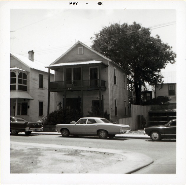 McGraw Property from the corner of Cuna Street and Charlotte Street, looking West, 1968 - 