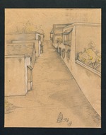 [Original sketch of St. George Street as it would have appeared in colonial times]