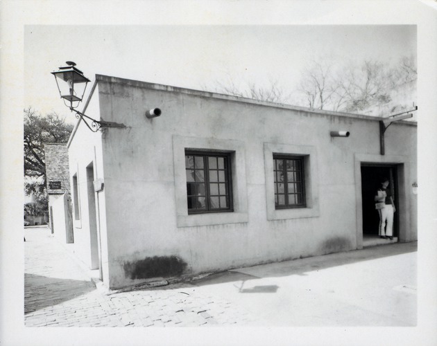 Sanchez de Ortigosa House from the corner of St. George Street and Cuna Street, looking West, 1972