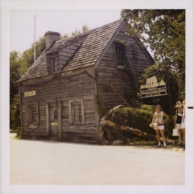 Oldest School House from the corner of St. George Street and Tolomato Lane, looking Southwest