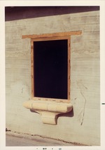 Construction of the Ortega House, window detail, 1968