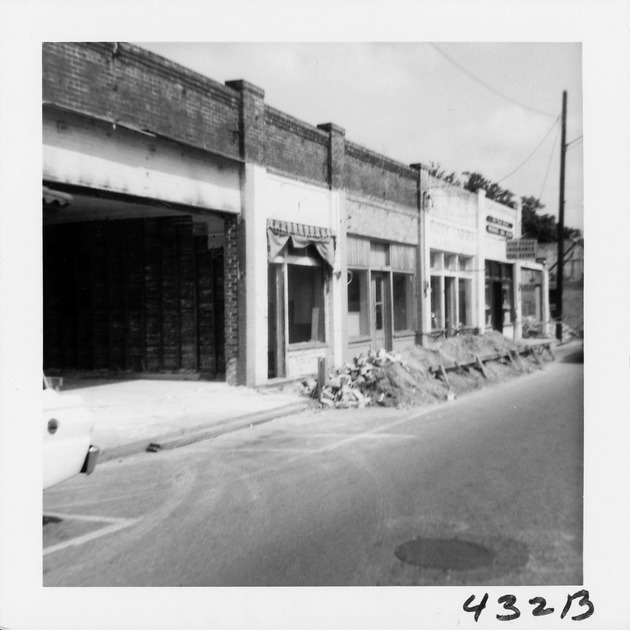 Demolition of Rogers Edmunds property from St. George Street, looking Northwest, 1967