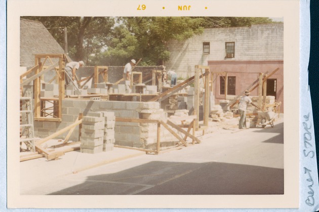 Construction of the Benet Store from St. George Street, looking Northwest, 1967