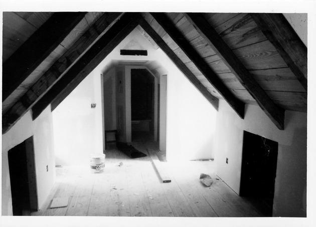 Restoration of the Joaneda House, interior view, second floor