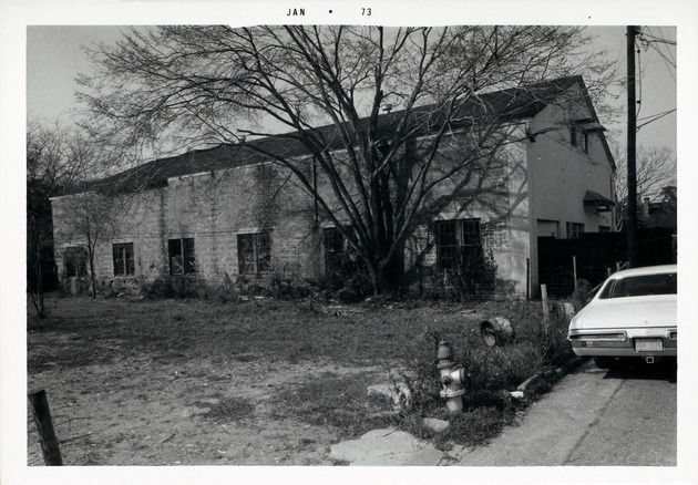 City Laundry Building from Spanish Street, looking Northwest, 1973