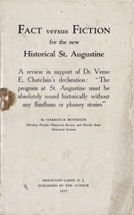 Fact Versus Fiction for the New Historical St. Augustine