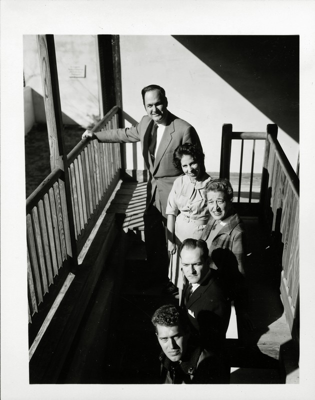 Earle W. Newton, executive director; Rita H. O'Brien, secretery; Marion E. Randolph, clerk; Roberty Gold, historian; Robert H. Steinbach, archaeologist, 1962