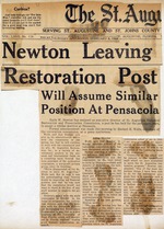 Newton Leaving Restoration Post