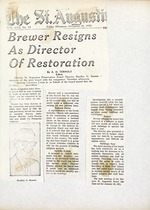 Brewer Resigns As Director Of Restoration