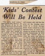 Kids' Contest Will Be Held