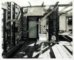 Restoration of the second floor of the Arrivas House, looking East, 1961