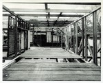 Restoration of the second floor of the Arrivas House, looking South, 1961