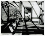 Restoration of the second floor of the Arrivas House, South side of the house, looking West, 1961