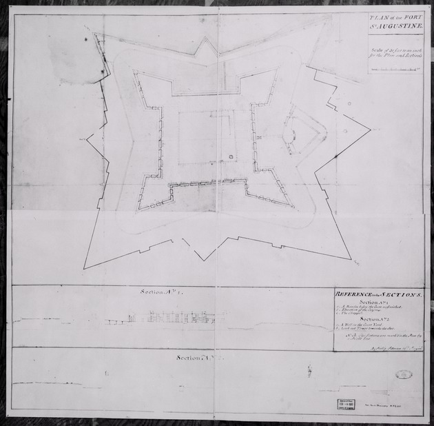 Plan of the Fort, St. Augustine - 