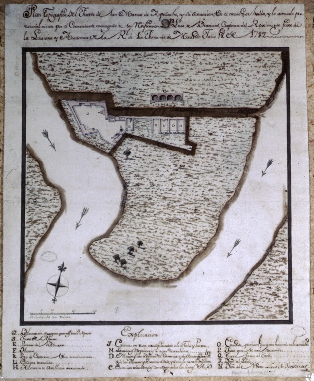 Fort of San Marcos of Apalache, 1787