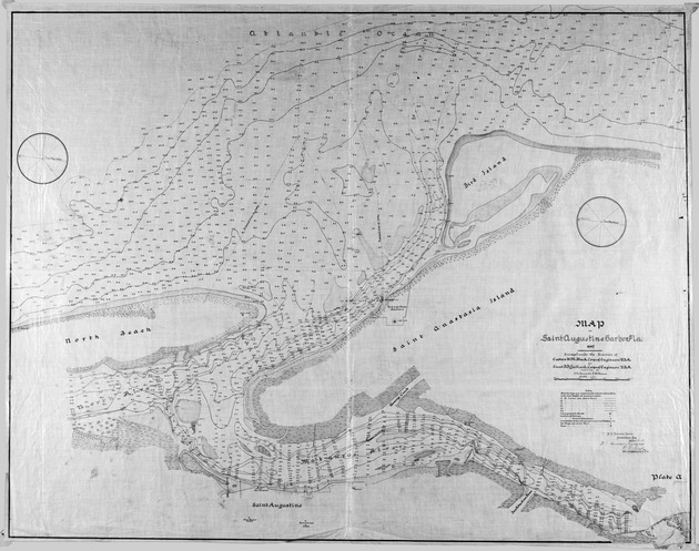 Map of St. Augustine Harbor - 