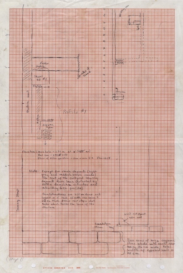 Maps, Master List, and Field Notes, Stripping Area 17 - 