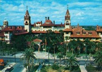 Hotel Ponce de Leon from the roof of the Alcazar, looking North (ca. early 1960s)<br />( 8 volumes )