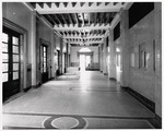 Main corridor on the first floor of Government House, looking South, ca. 1970