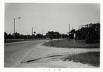 Signage for Historic Sites and Downtown St. Augustine in the distance, from U.S. 1, looking South, 1971