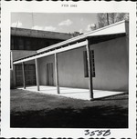 [1963] Entrance to the Gallegos House and courtyard looking Northwest, 1963