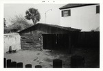 The chicken shack behind the Gallegos House, looking East, 1973