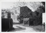 [1973] A view of the structure on the Peso de Burgo property from the lot behind, looking Northwest, 1973