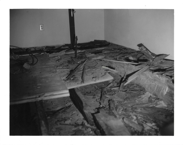 1st Floor destruction in the Benet House, 1970