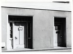 [1937] The front entryway to the Peña-Peck House from St. George Street, looking East, 1937