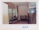 Room Six on the second floor of the Peña-Peck House, looking Northeast, 1968