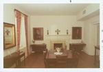 [1968] Peña Peck House interior, Room 2 first floor, looking North, 1968