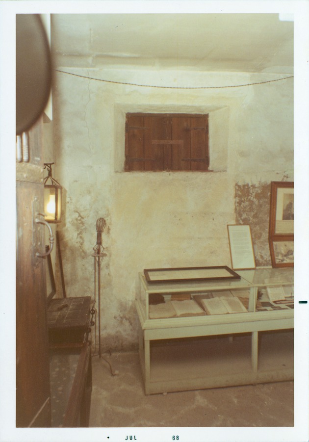 Peña Peck House interior, Room 4 first floor, looking North, 1968