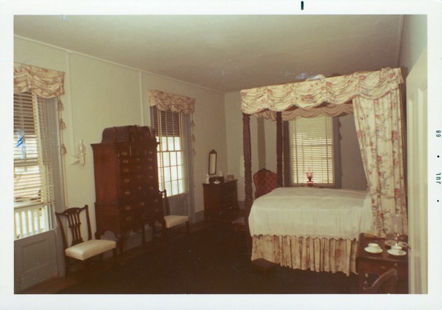 Peña Peck House interior, Room 2 second floor, looking West, 1968