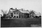 [1864] U. S. Barracks, from the parade grounds looking Northwest, 1864