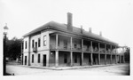 [1900] The Post Office (Government House) from the intersection of St. George Street and Cathedral Street, looking Southwest, ca. 1900