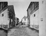 Half of a stereoview looking Charlotte Street at the intersection with St. Francis Street, looking North, ca. 1964