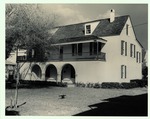 The east loggia of the Alexander-O'Donaven-O'Reilly House from the courtyard, looking Southwest, ca. 1960<br />( 4 volumes )