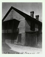 The Tovar House from St. Francis Street, looking Northwest, ca. 1890[?]<br />( 2 volumes )
